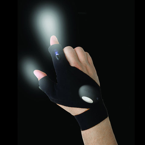 LED Flashlight Torch Glove for Fishing