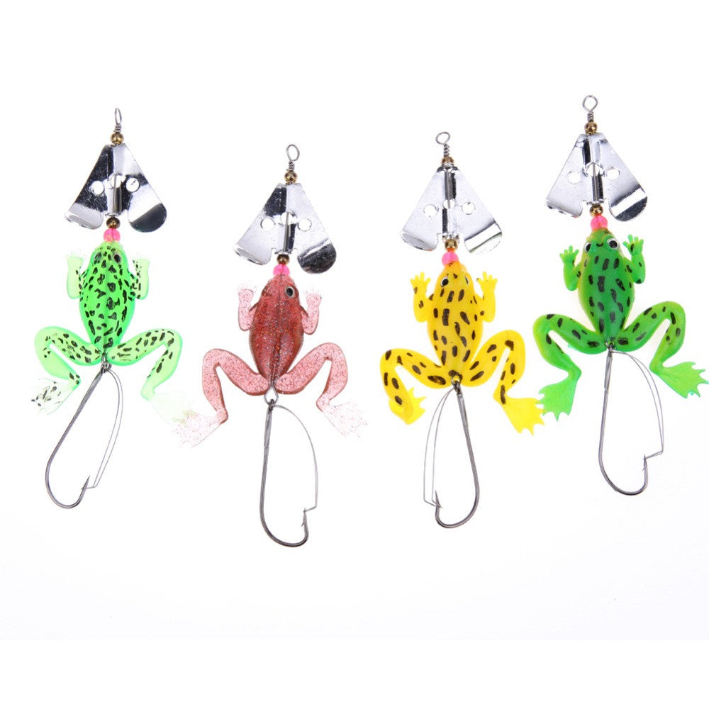 4 PCS FROG FISHING LURE