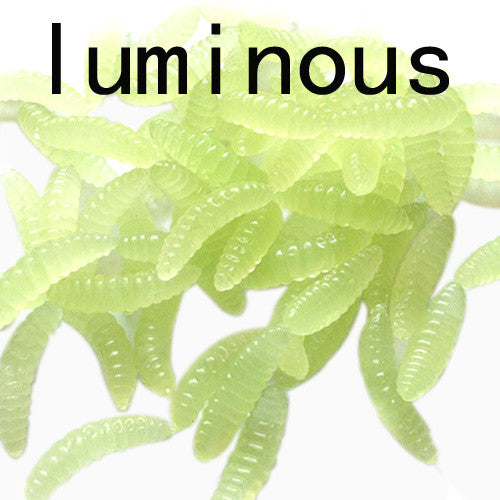 GLOW WORM FISHING LURES 50PCS